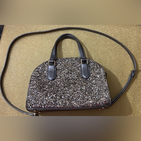 NWOT Kate Spade Chunky Glitter Dome Crossbody Satchel - Picture 17 of 17